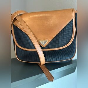 Yves Saint Laurent | PVC Crossbody Bag | Brown & Black 🖤🤎